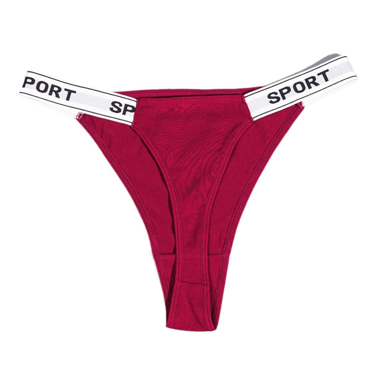 Plus Size Women's Briefs With Letters